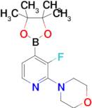 3-FLUORO-2-(4-MORPHOLINO)PYRIDINE-4-BORONIC ACID PINACOL ESTER