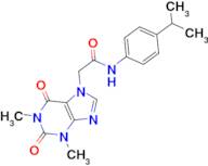 2-(1,3-DIMETHYL-2,6-DIOXOPURIN-7-YL)-N-(4-PROPAN-2-YLPHENYL)ACETAMIDE