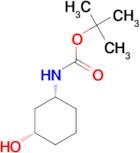 TERT-BUTYL N-[(1R,3S)-3-HYDROXYCYCLOHEXYL]CARBAMATE