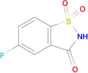 5-FLUOROBENZO[D]ISOTHIAZOL-3(2H)-ONE 1,1-DIOXIDE