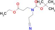 ETHYL 3-(TERT-BUTOXYCARBONYL(2-CYANOETHYL)AMINO)PROPANOATE