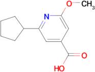 2-CYCLOPENTYL-6-METHOXYISONICOTINIC ACID