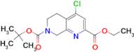 7-(TERT-BUTYL) 2-ETHYL 4-CHLORO-5,8-DIHYDRO-1,7-NAPHTHYRIDINE-2,7(6H)-DICARBOXYLATE