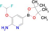 3-(DIFLUOROMETHOXY)-5-(4,4,5,5-TETRAMETHYL-1,3,2-DIOXABOROLAN-2-YL)PYRIDIN-2-AMINE