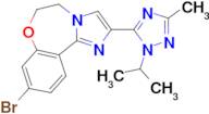 9-BROMO-2-(1-ISOPROPYL-3-METHYL-1H-1,2,4-TRIAZOL-5-YL)-5,6-DIHYDROBENZO[F]IMIDAZO[1,2-D][1,4]OXAZEPINE
