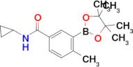 BENZAMIDE, N-CYCLOPROPYL-4-METHYL-3-(4,4,5,5-TETRAMETHYL-1,3,2-DIOXABOROLAN-2-YL)-