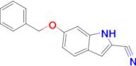 1H-INDOLE-2-CARBONITRILE, 6-(PHENYLMETHOXY)-