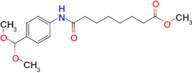 METHYL 7-(4-(DIMETHOXYMETHYL)PHENYLCARBAMOYL)HEPTANOATE