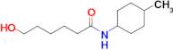 6-HYDROXY-N-(4-METHYLCYCLOHEXYL)HEXANAMIDE