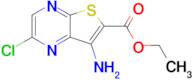 THIENO[2,3-B]PYRAZINE-6-CARBOXYLIC ACID, 7-AMINO-2-CHLORO-, ETHYL ESTER