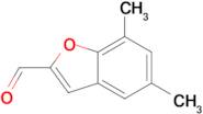 2-BENZOFURANCARBOXALDEHYDE, 5,7-DIMETHYL-