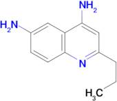 4,6-QUINOLINEDIAMINE, 2-PROPYL-