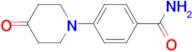 4-(4-OXOPIPERIDIN-1-YL)BENZAMIDE