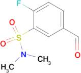 2-FLUORO-5-FORMYL-N,N-DIMETHYLBENZENESULFONAMIDE