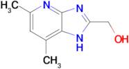 3H-IMIDAZO[4,5-B]PYRIDINE-2-METHANOL, 5,7-DIMETHYL-