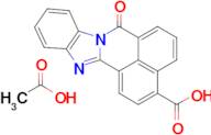 7-OXO-7H-BENZIMIDAZO[2,1-A]BENZ[DE]ISOQUINOLINE-3-CARBOXYLIC ACID ACETATE