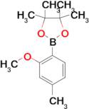 2-(2-METHOXY-4-METHYLPHENYL)-4,4,5,5-TETRAMETHYL-1,3,2-DIOXABOROLANE