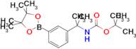 CARBAMIC ACID, [1-METHYL-1-[3-(4,4,5,5-TETRAMETHYL-1,3,2-DIOXABOROLAN-2-YL)PHENYL]ETHYL]-, 1,1-DIM…