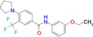 N-(3-ETHOXYPHENYL)-4-PYRROLIDIN-1-YL-3-TRIFLUOROMETHYL-BENZAMIDE