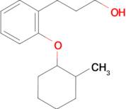 3-(2-(2-METHYLCYCLOHEXYLOXY)PHENYL)PROPAN-1-OL