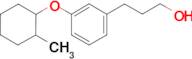 3-(3-(2-METHYLCYCLOHEXYLOXY)PHENYL)PROPAN-1-OL