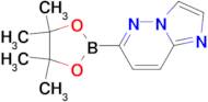 6-(4,4,5,5-TETRAMETHYL-1,3,2-DIOXABOROLAN-2-YL)IMIDAZO[1,2-B]PYRIDAZINE