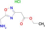 ETHYL 2-(5-(AMINOMETHYL)-1,2,4-OXADIAZOL-3-YL)ACETATE HCL