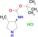 TERT-BUTYL (3R,4S)-4-METHYLPYRROLIDIN-3-YLCARBAMATE HYDROCHLORIDE