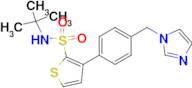 3-(4-((1H-IMIDAZOL-1-YL)METHYL)PHENYL)-N-(TERT-BUTYL)THIOPHENE-2-SULFONAMIDE