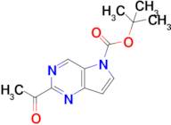 TERT-BUTYL 2-ACETYL-5H-PYRROLO[3,2-D]PYRIMIDINE-5-CARBOXYLATE