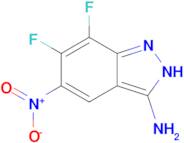 6,7-DIFLUORO-5-NITRO-1H-INDAZOL-3-AMINE