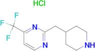 2-(PIPERIDIN-4-YLMETHYL)-4-(TRIFLUOROMETHYL)PYRIMIDINE HCL