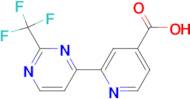 2-(2-(TRIFLUOROMETHYL)PYRIMIDIN-4-YL)ISONICOTINIC ACID