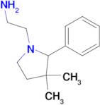 2-(3,3-DIMETHYL-2-PHENYLPYRROLIDIN-1-YL)ETHAN-1-AMINE