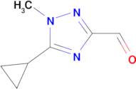 5-CYCLOPROPYL-1-METHYL-1H-1,2,4-TRIAZOLE-3-CARBALDEHYDE
