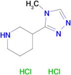 3-(4-METHYL-4H-1,2,4-TRIAZOL-3-YL)PIPERIDINE 2HCL