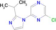 2-CHLORO-6-(2-ISOPROPYL-1H-IMIDAZOL-1-YL)PYRAZINE
