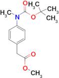 METHYL 2-(4-(TERT-BUTOXYCARBONYL(METHYL)AMINO)PHENYL)ACETATE