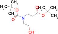 TERT-BUTYL 3-(TERT-BUTOXYCARBONYL(2-HYDROXYETHYL)AMINO)PROPANOATE