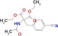 DIETHYL 2-ACETAMIDO-2-(4-CYANOBENZYL)MALONATE