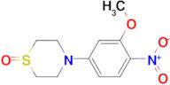 4-(3-METHOXY-4-NITROPHENYL)THIOMORPHOLINE 1-OXIDE