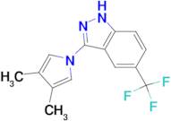 3-(3,4-DIMETHYL-1H-PYRROL-1-YL)-5-(TRIFLUOROMETHYL)-1H-INDAZOLE