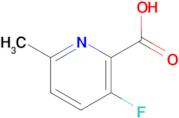 3-FLUORO-6-METHYLPICOLINIC ACID