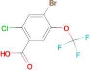 4-BROMO-2-CHLORO-5-TRIFLUOROMETHOXY-BENZOIC ACID