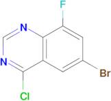 6-BROMO-4-CHLORO-8-FLUOROQUINAZOLINE