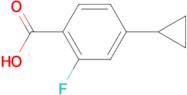 4-CYCLOPROPYL-2-FLUOROBENZOIC ACID