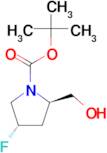 TERT-BUTYL (2R,4S)-4-FLUORO-2-(HYDROXYMETHYL)PYRROLIDINE-1-CARBOXYLATE