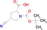 (2R,4R)-1-(TERT-BUTOXYCARBONYL)-4-CYANOPYRROLIDINE-2-CARBOXYLIC ACID