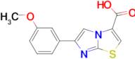 6-(3-METHOXYPHENYL)IMIDAZO[2,1-B]THIAZOLE-3-CARBOXYLIC ACID