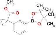 METHYL 1-(3-(4,4,5,5-TETRAMETHYL-1,3,2-DIOXABOROLAN-2-YL)PHENYL)CYCLOPROPANE-1-CARBOXYLATE